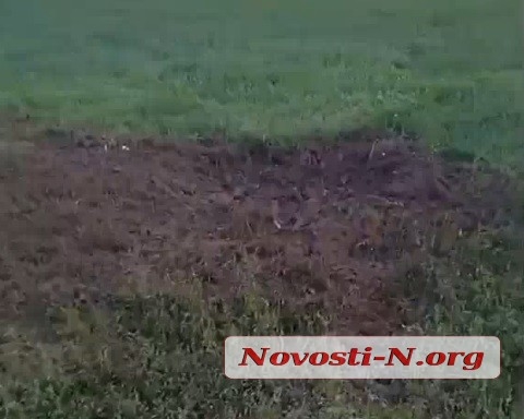Снаряд с Широколановского полигона под Николаевом залетел в село Снаряд с Широколановского полигона под Николаевом залетел в село